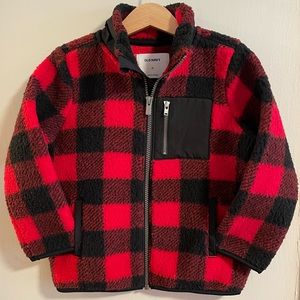 Toddler Boys Old Navy Red Buffalo Check Jacket
